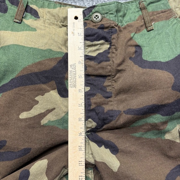 VTG USGI Cargo Pants Mens M Woodland Camo BDU Button Fly - Picture 7 of 12